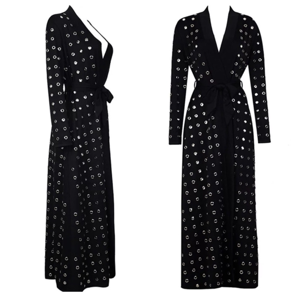 Runway Long Grommet Duster Jacket - Picture 5 of 11